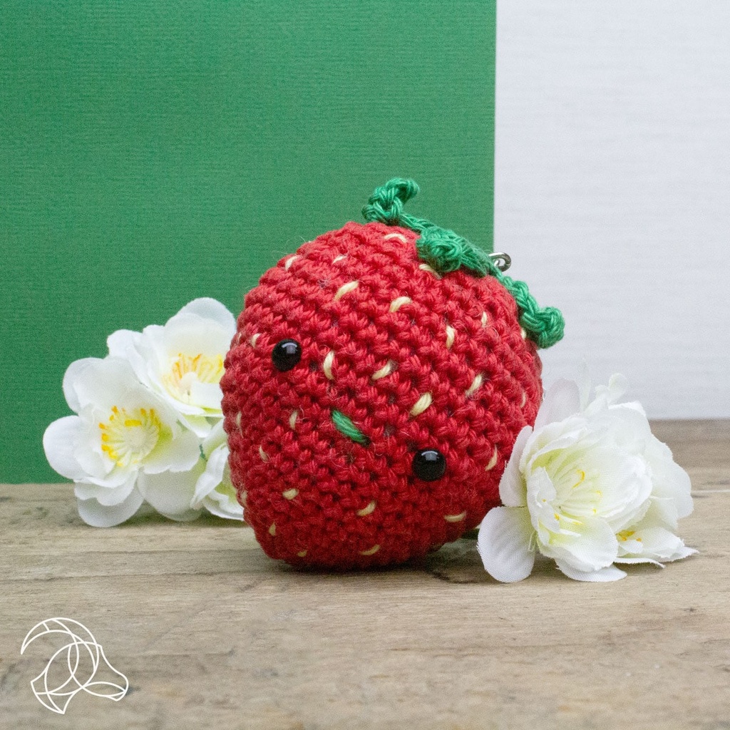strawberryちゃん雑貨資材 Maak een Tashanger Aardbei – Bestel nu! | Hardicraft